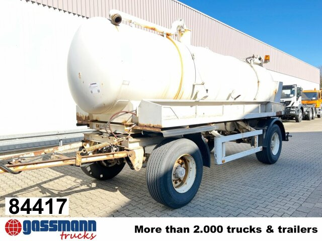 Kramer, SA 18 Fäkalienanhänger, ca. 10.000l - Tank trailer: picture 1 Kramer, SA 18 Fäkalienanhänger, ca. 10.000l - Tank trailer: picture 1