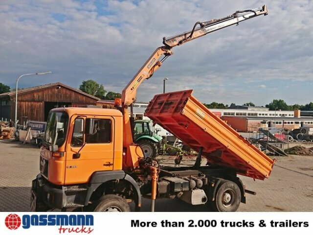 MAN 19.293 4x4 BL mit Kran Meiller MK77RS2 - Tipper, Crane truck: picture 3 MAN 19.293 4x4 BL mit Kran Meiller MK77RS2 - Tipper, Crane truck: picture 3