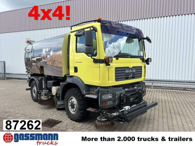 MAN TGM 13.280 4X4 BL, Kehhrmaschine Nothelfer Kobit - Road sweeper: picture 1 MAN TGM 13.280 4X4 BL, Kehhrmaschine Nothelfer Kobit - Road sweeper: picture 1
