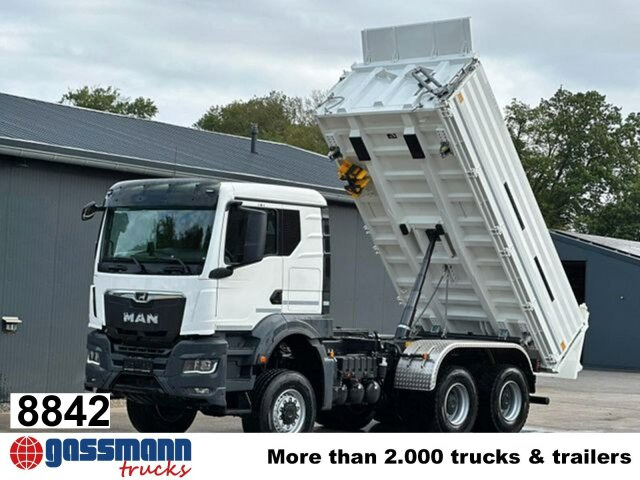 MAN TGS 33.480 6x6 BB CH, Hohe Bauart, Nebenantrieb - Tipper: picture 1 MAN TGS 33.480 6x6 BB CH, Hohe Bauart, Nebenantrieb - Tipper: picture 1
