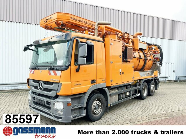 Mercedes-Benz Actros 2544 L 6x2, Lenkachse, Kroll - Road sweeper: picture 1 Mercedes-Benz Actros 2544 L 6x2, Lenkachse, Kroll - Road sweeper: picture 1