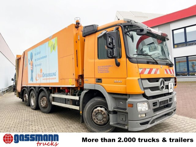 Garbage truck for transportation of garbage Mercedes-Benz Actros 3241 L 8x2/6, 2x Lenkachse, Zöller: picture 9 Garbage truck for transportation of garbage Mercedes-Benz Actros 3241 L 8x2/6, 2x Lenkachse, Zöller: picture 9