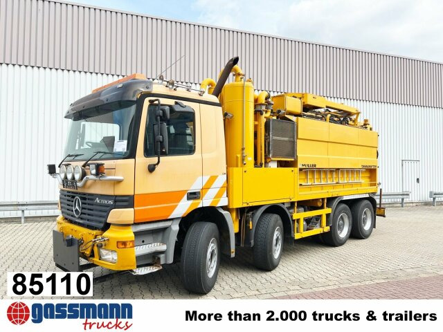 Mercedes-Benz Actros 3243 K 8x4/4, Müller Saug- und - Road sweeper: picture 1 Mercedes-Benz Actros 3243 K 8x4/4, Müller Saug- und - Road sweeper: picture 1