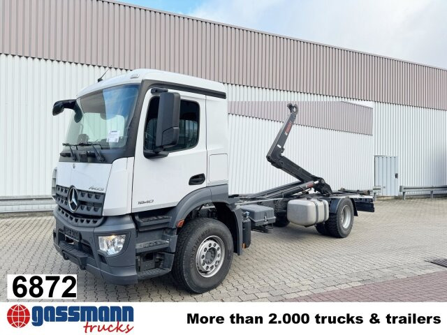 Mercedes-Benz Arocs 1840 L 4x2/48, MultimediaCockpit, Navi - Hook lift truck: picture 1 Mercedes-Benz Arocs 1840 L 4x2/48, MultimediaCockpit, Navi - Hook lift truck: picture 1