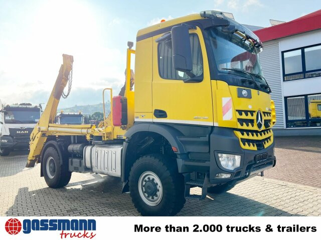 Skip loader truck Mercedes-Benz Arocs 2045 AK 4x4, GROUNDER, Funk: picture 9