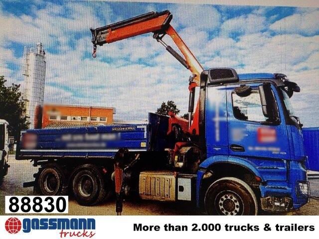 Mercedes-Benz Arocs 2640 LK 6x4, Alu-Bordwände, Kran - Tipper, Crane truck: picture 1 Mercedes-Benz Arocs 2640 LK 6x4, Alu-Bordwände, Kran - Tipper, Crane truck: picture 1
