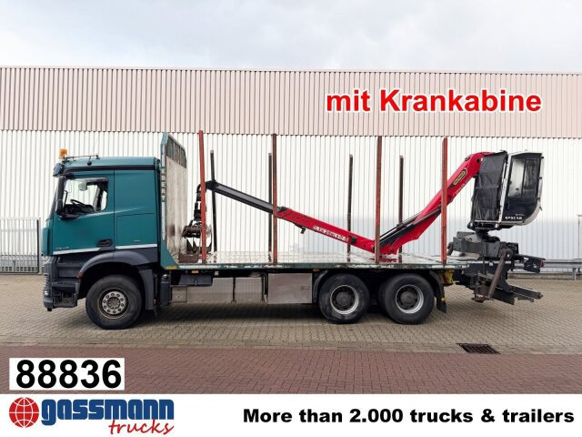 Mercedes-Benz Arocs 2648 6x4 mit Heckkran Epsilon M12Z83, - Timber truck, Crane truck: picture 1 Mercedes-Benz Arocs 2648 6x4 mit Heckkran Epsilon M12Z83, - Timber truck, Crane truck: picture 1