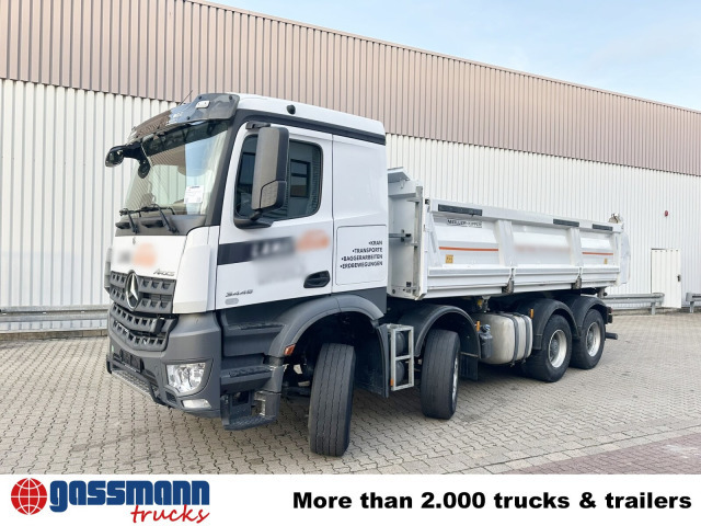 Tipper Mercedes-Benz Arocs 3445 K 8x4/4, Meiller Bordmatik links: picture 8
