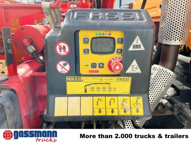 Dropside/ Flatbed truck, Crane truck Mercedes-Benz Atego 1023 L 4x2 mit Kran Fassi F85B.0.21: picture 10