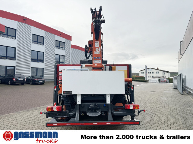 Dropside/ Flatbed truck, Crane truck Mercedes-Benz Atego 1223 L 4x2 mit Heckkran Atlas 88.3-A2L,: picture 13