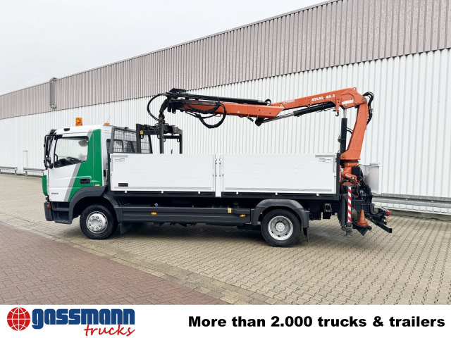 Dropside/ Flatbed truck, Crane truck Mercedes-Benz Atego 1223 L 4x2 mit Heckkran Atlas 88.3-A2L,: picture 15