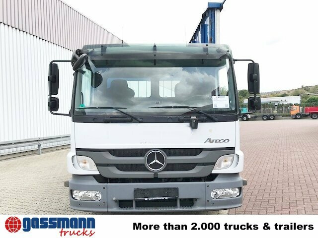 Dropside/ Flatbed truck, Crane truck Mercedes-Benz Atego 1224 L 4x2 Glastransporter, gegen Aufpreis: picture 9