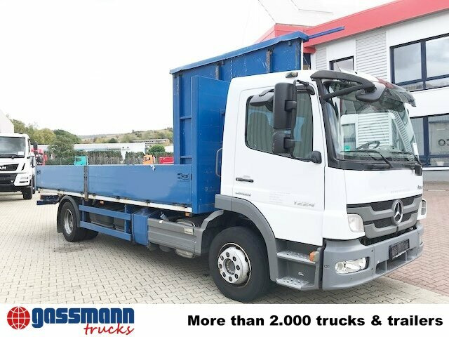 Dropside/ Flatbed truck, Crane truck Mercedes-Benz Atego 1224 L 4x2 Glastransporter, gegen Aufpreis: picture 10