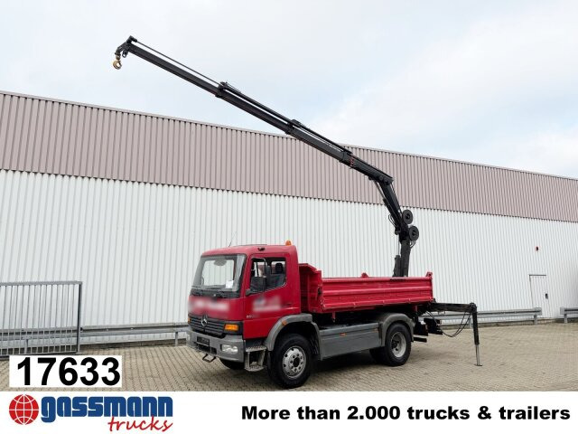 Mercedes-Benz Atego 1523 AK 4x4, Heckkran Hiab 085-3, - Tipper, Crane truck: picture 1 Mercedes-Benz Atego 1523 AK 4x4, Heckkran Hiab 085-3, - Tipper, Crane truck: picture 1