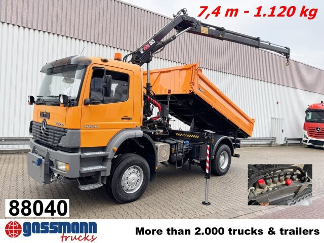 Mercedes-Benz Atego 1828 AK 4x4, Winterdienstausstattung, Kran - Tipper, Crane truck: picture 1 Mercedes-Benz Atego 1828 AK 4x4, Winterdienstausstattung, Kran - Tipper, Crane truck: picture 1