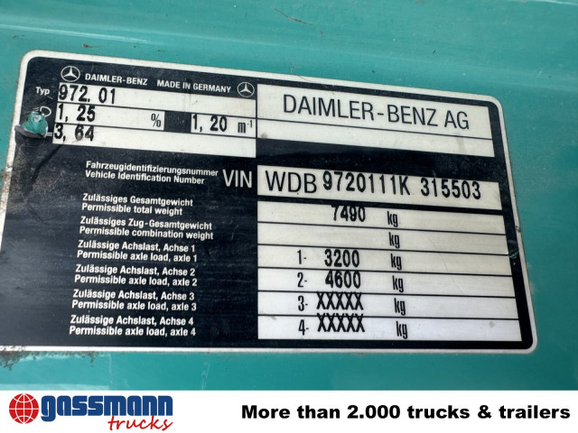 Mercedes-Benz Atego 815 K 4x2, 2x AHK - Tipper: picture 3 Mercedes-Benz Atego 815 K 4x2, 2x AHK - Tipper: picture 3