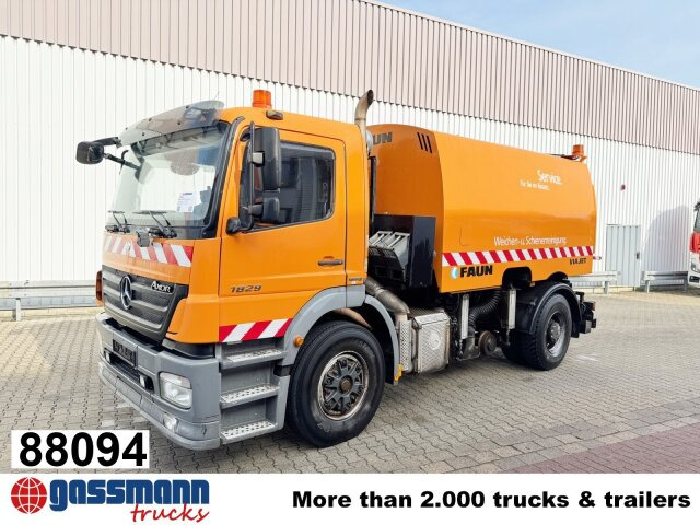 Mercedes-Benz Axor 1829 4x2, Zweiweg Z200, Kehrmaschine Faun - Road sweeper: picture 1 Mercedes-Benz Axor 1829 4x2, Zweiweg Z200, Kehrmaschine Faun - Road sweeper: picture 1