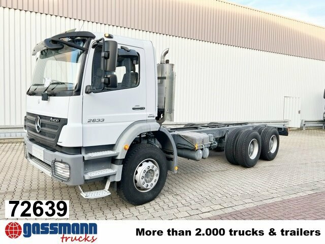 Mercedes-Benz Axor 2633 K 6x4 RHD - Cab chassis truck: picture 1 Mercedes-Benz Axor 2633 K 6x4 RHD - Cab chassis truck: picture 1