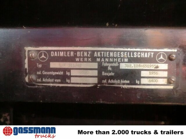 Mercedes-Benz LAF 311 4x4 LF16, Feuerwehr - Fire truck: picture 3 Mercedes-Benz LAF 311 4x4 LF16, Feuerwehr - Fire truck: picture 3