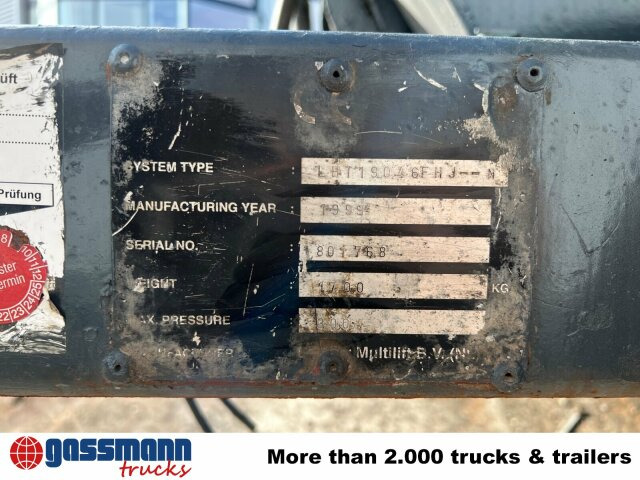 Hook lift/ Skip loader system Multilift LHT 190.46 Abrollanlage: picture 9 Hook lift/ Skip loader system Multilift LHT 190.46 Abrollanlage: picture 9