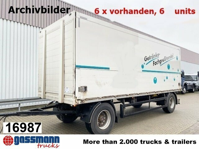 Orten PRASQ 18 Getränkeanhänger, Stapleraufnahme,  6 - Closed box trailer: picture 1 Orten PRASQ 18 Getränkeanhänger, Stapleraufnahme,  6 - Closed box trailer: picture 1