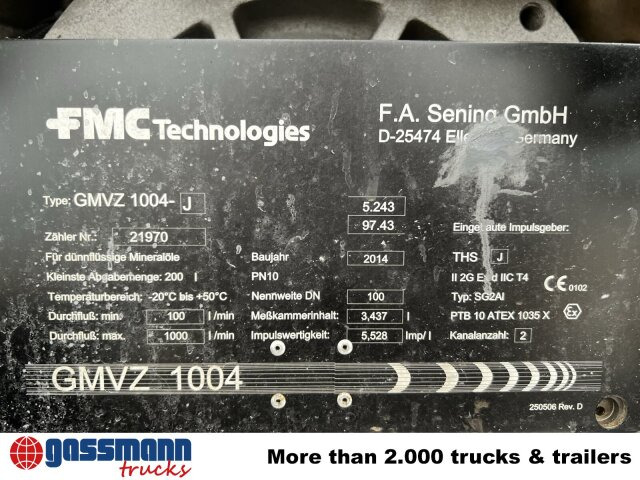 Scania R450 4x2, Retarder, ADR, Rohr Tank, ca. 14400l - Tank truck: picture 4 Scania R450 4x2, Retarder, ADR, Rohr Tank, ca. 14400l - Tank truck: picture 4