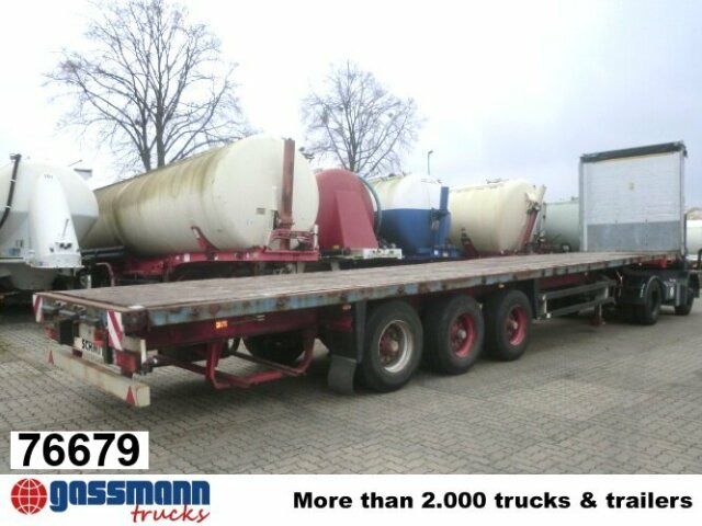 Schmitz Cargobull S 01 - Dropside/ Flatbed semi-trailer: picture 1 Schmitz Cargobull S 01 - Dropside/ Flatbed semi-trailer: picture 1