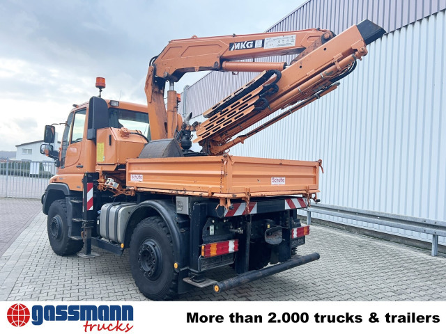 Tipper, Crane truck Unimog U400 4x4, Frontzapfwelle, Kipper, Kran MKG HKL: picture 14 Tipper, Crane truck Unimog U400 4x4, Frontzapfwelle, Kipper, Kran MKG HKL: picture 14