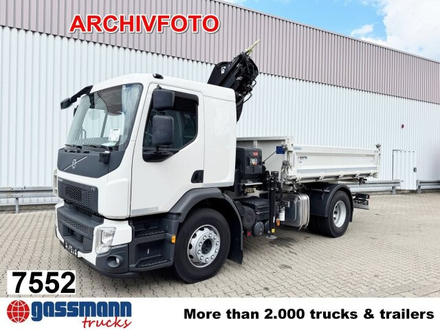 Volvo FL 280 4x4 mit 10-13 m/t Kran - Tipper, Crane truck: picture 1 Volvo FL 280 4x4 mit 10-13 m/t Kran - Tipper, Crane truck: picture 1