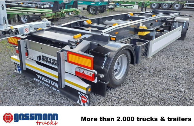 New Roll-off/ Skip trailer Wielton PS2H M3 Schlitten-Abrollanhänger: picture 8