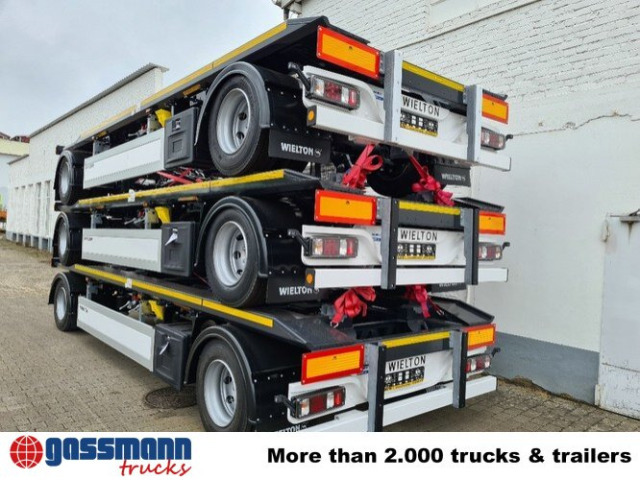 New Roll-off/ Skip trailer Wielton PS2P70B Abrollanhänger bis 7,25 m Behälter: picture 7