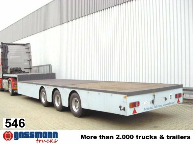 ZORZI (I) Tieflader-Auflieger - Low loader semi-trailer: picture 1 ZORZI (I) Tieflader-Auflieger - Low loader semi-trailer: picture 1