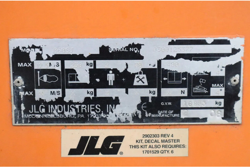 Telescopic boom JLG 860 SJ | 28 METER | 230 KG: picture 20