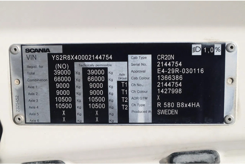 Lease a Scania R580 V8 NGS | 8X4 | RETARDER | EURO 6 | BIG AXLES Scania R580 V8 NGS | 8X4 | RETARDER | EURO 6 | BIG AXLES: picture 20 Lease a Scania R580 V8 NGS | 8X4 | RETARDER | EURO 6 | BIG AXLES Scania R580 V8 NGS | 8X4 | RETARDER | EURO 6 | BIG AXLES: picture 20