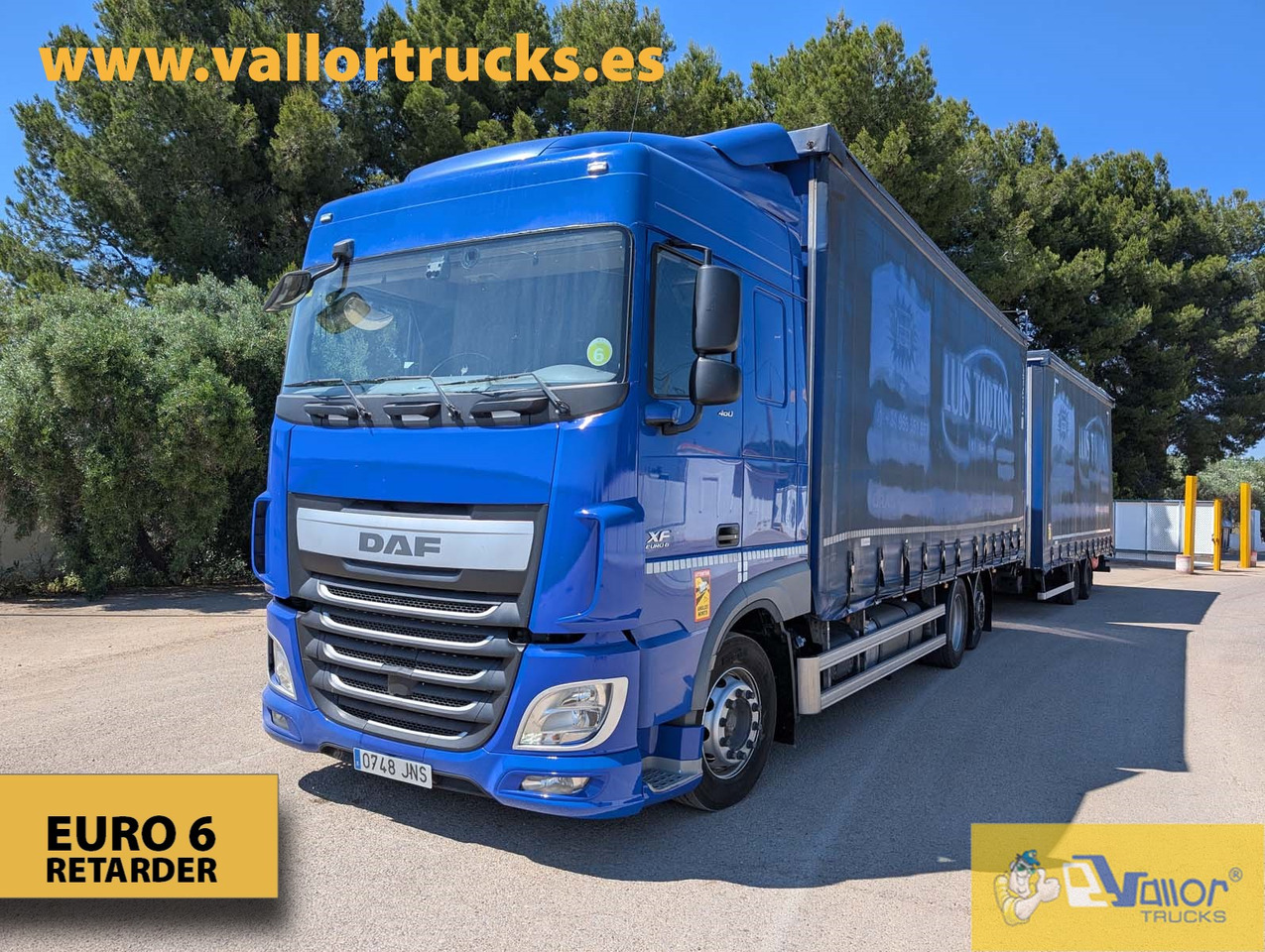 DAF XF 460 - ROAD TRAIN - Curtainsider truck: picture 1 DAF XF 460 - ROAD TRAIN - Curtainsider truck: picture 1