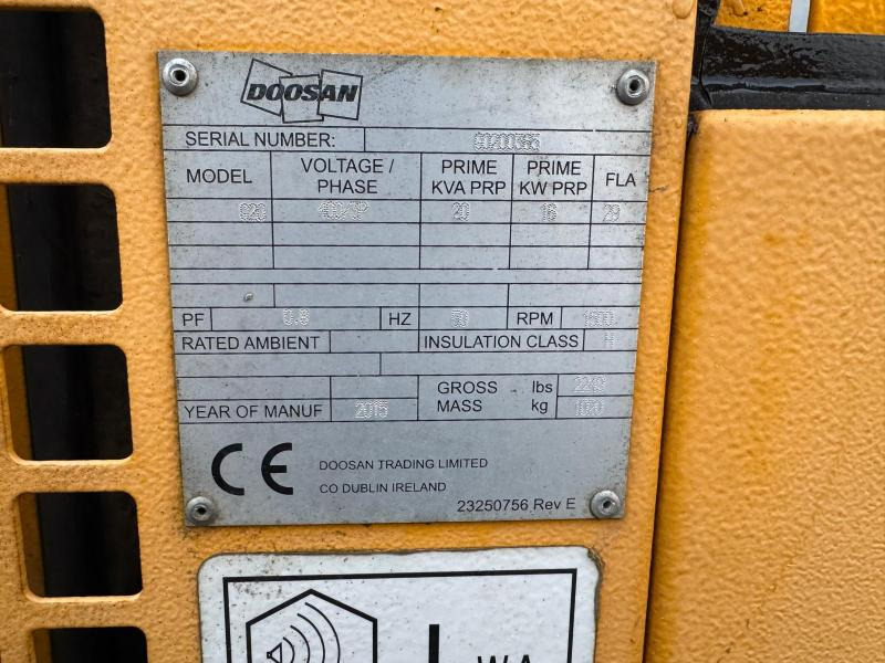 Generator set Doosan G20: picture 7