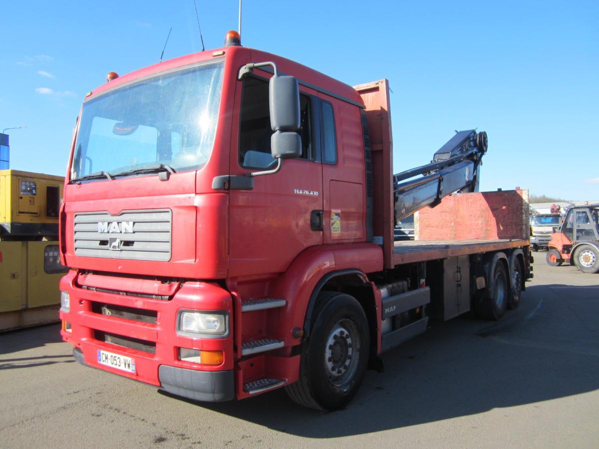 MAN TGA 26.430 - Dropside/ Flatbed truck, Crane truck: picture 3 MAN TGA 26.430 - Dropside/ Flatbed truck, Crane truck: picture 3