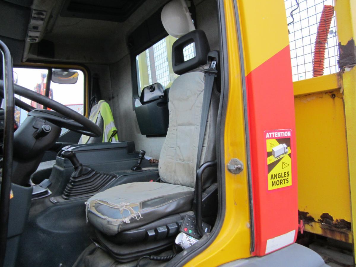 Interior photo 1: Autotransporter truck for transportation of heavy machinery Renault Premium