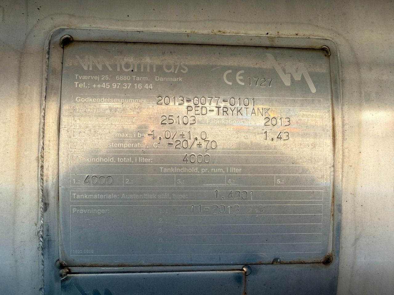 MAN TGM 14.250 VM-Tarm Stainless Steel 4000 l. Kombi - Vacuum truck: picture 5 MAN TGM 14.250 VM-Tarm Stainless Steel 4000 l. Kombi - Vacuum truck: picture 5