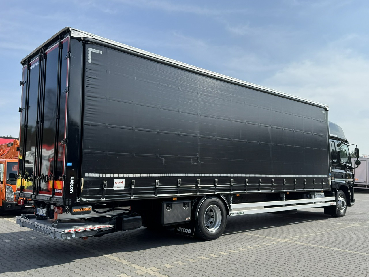Curtainsider truck DAF CF 320 E6 Winda Firana Tył Drzwi Dach Zsuwany Długi 9.40m: picture 11