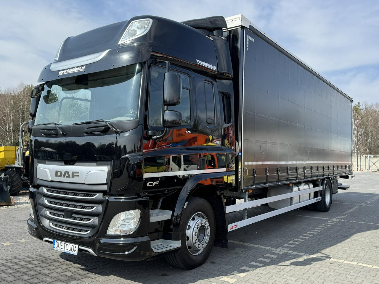 Curtainsider truck DAF CF 320 E6 Winda Firana Tył Drzwi Dach Zsuwany Długi 9.40m: picture 10