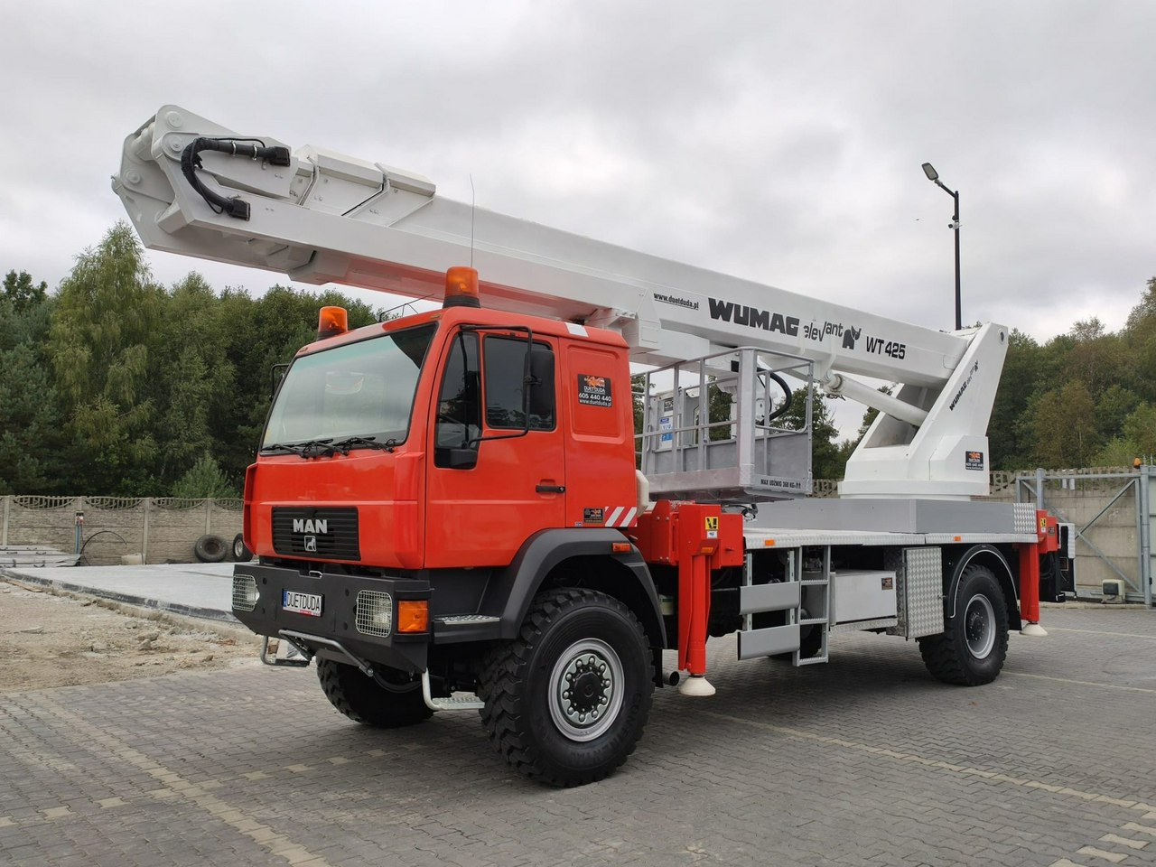 MAN 18.284 4x4 Zwyżka WUMAG WT 425 Podnośnik Koszowy - Truck mounted aerial platform: picture 5 MAN 18.284 4x4 Zwyżka WUMAG WT 425 Podnośnik Koszowy - Truck mounted aerial platform: picture 5