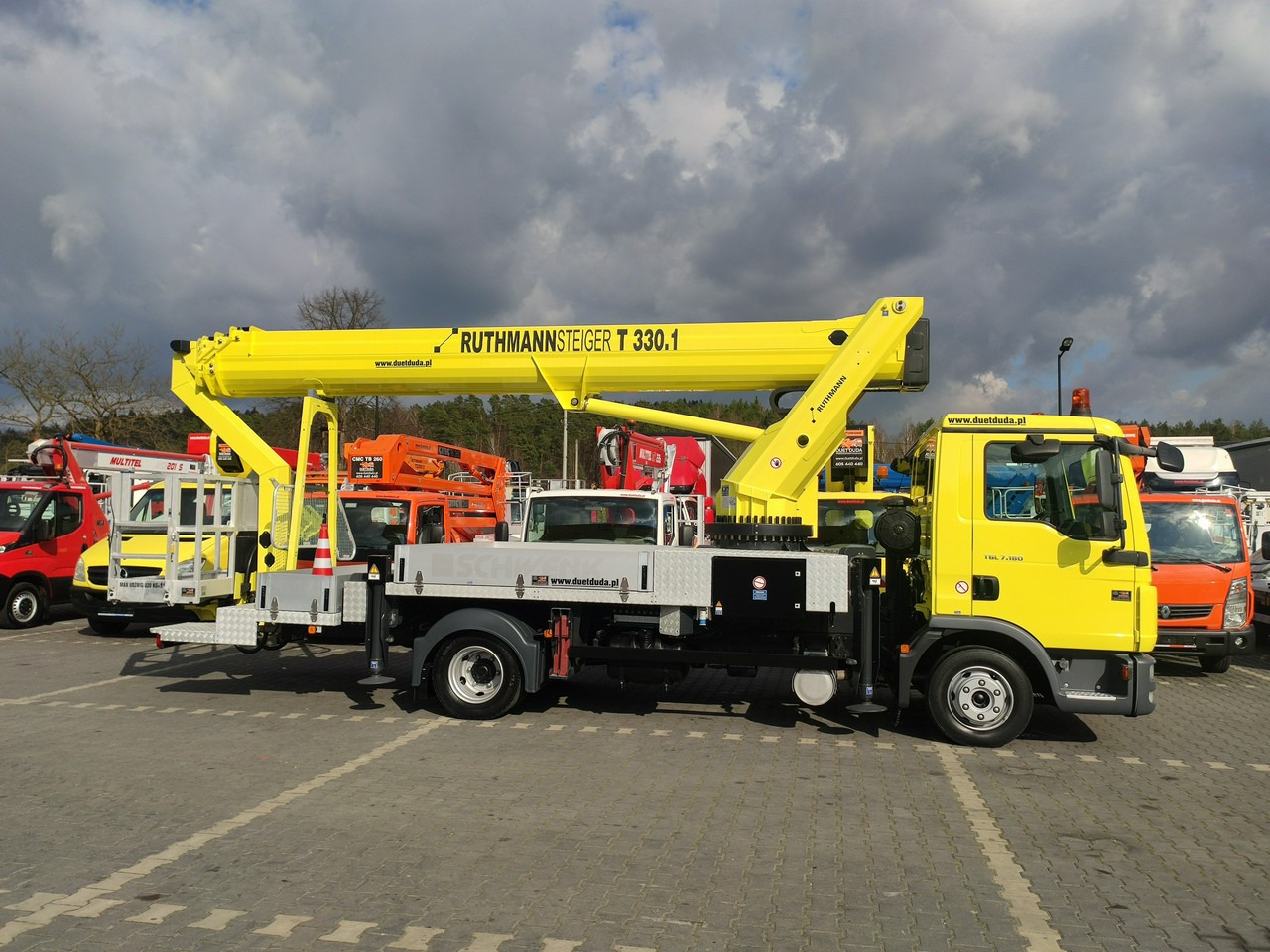 MAN TGL 7.180 Zwyżka Ruthmann T 330.1 Podnośnik Koszowy - Truck mounted aerial platform: picture 1 MAN TGL 7.180 Zwyżka Ruthmann T 330.1 Podnośnik Koszowy - Truck mounted aerial platform: picture 1