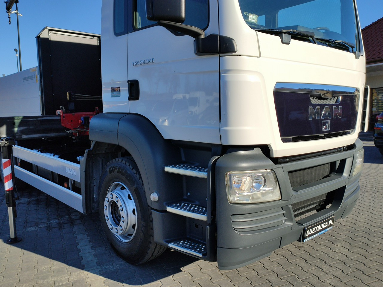 Dropside/ Flatbed truck, Crane truck MAN TGS 26.360 6x4: picture 49