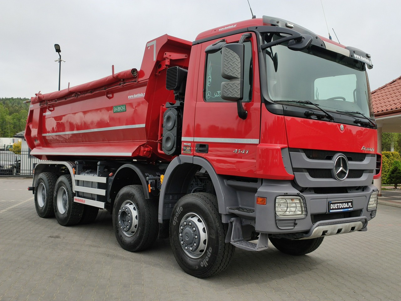Tipper Mercedes Actros 4141 8x6 Wywrot SKIBICKI Automat EPS ze Sprzegłem !!!: picture 23