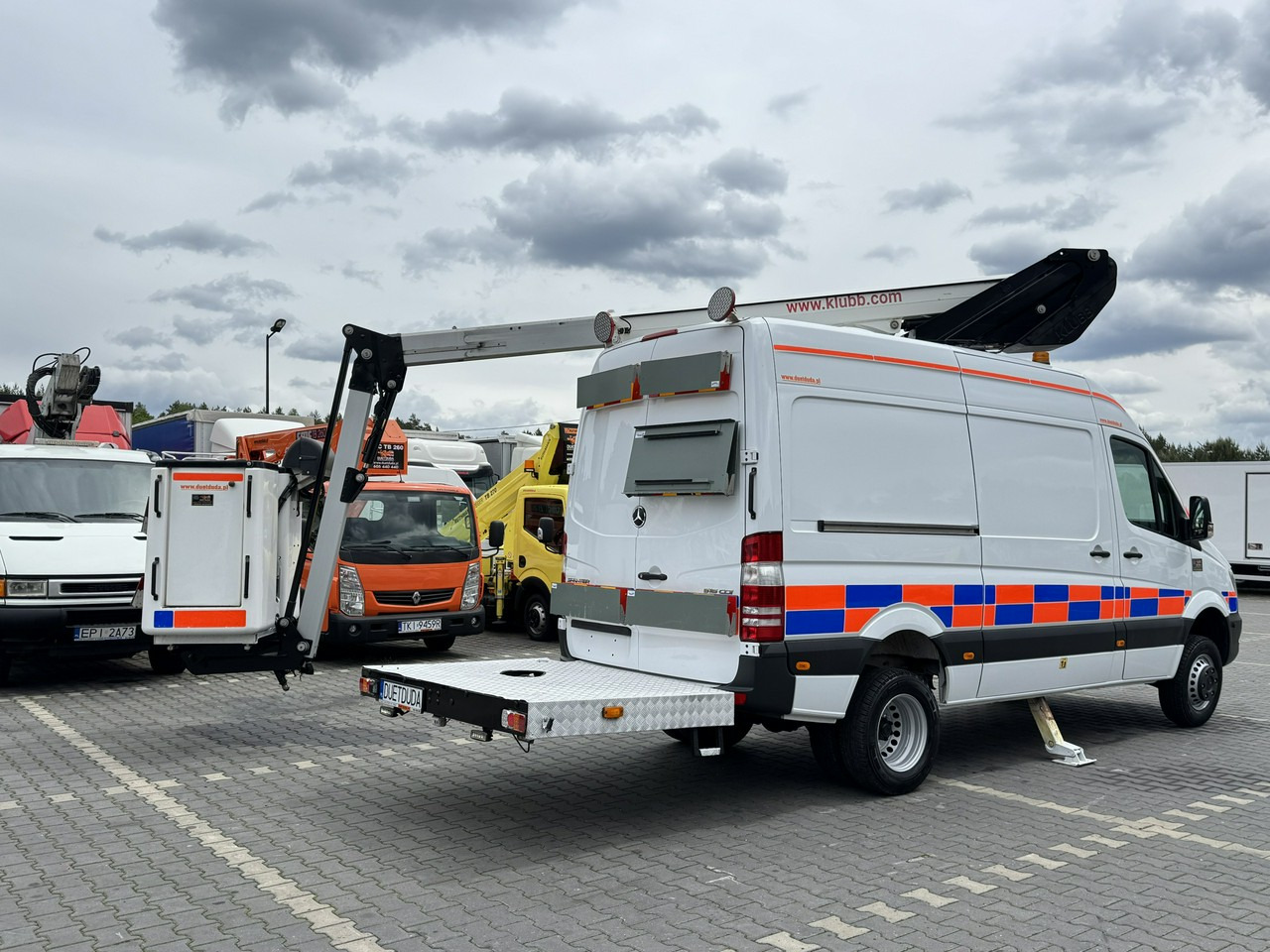 Truck mounted aerial platform Mercedes Sprinter Zwyżka Podnośnik Koszowy KLUBB K42P UDT WUMAG GSR: picture 27