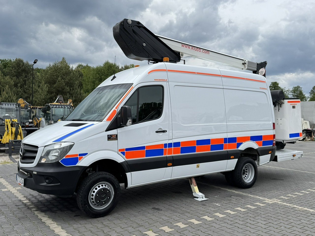 Truck mounted aerial platform Mercedes Sprinter Zwyżka Podnośnik Koszowy KLUBB K42P UDT WUMAG GSR: picture 6