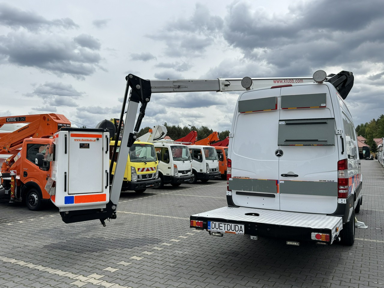 Truck mounted aerial platform Mercedes Sprinter Zwyżka Podnośnik Koszowy KLUBB K42P UDT WUMAG GSR: picture 19