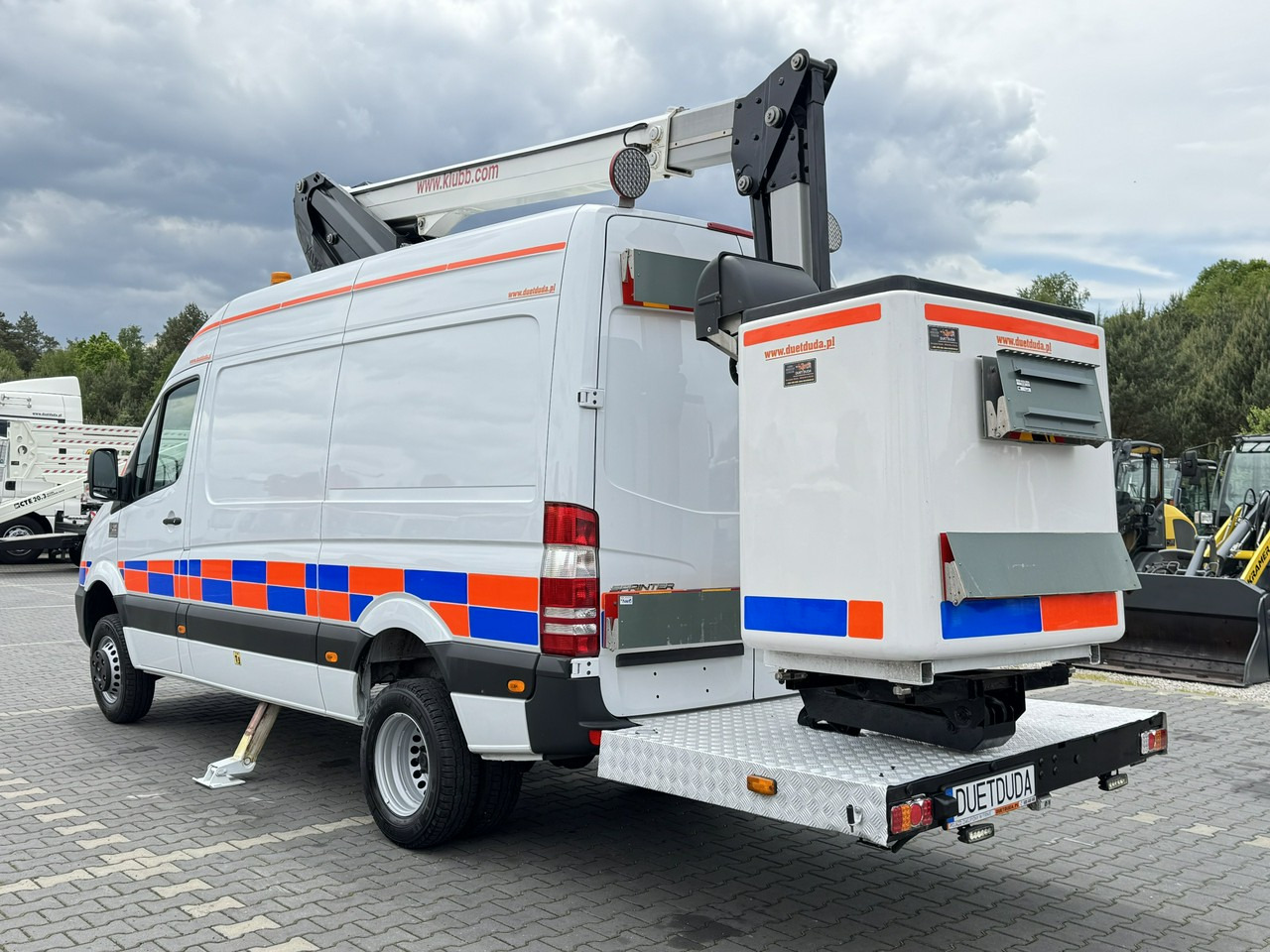 Truck mounted aerial platform Mercedes Sprinter Zwyżka Podnośnik Koszowy KLUBB K42P UDT WUMAG GSR: picture 21