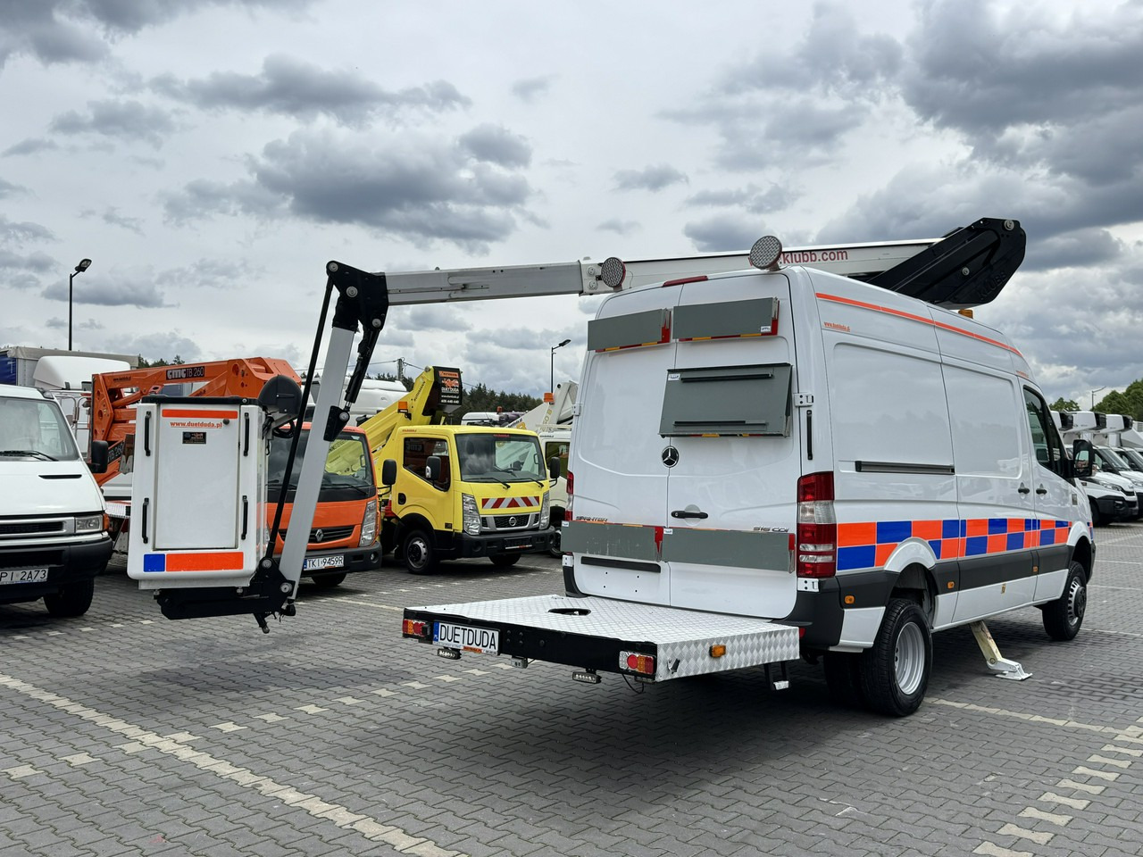 Truck mounted aerial platform Mercedes Sprinter Zwyżka Podnośnik Koszowy KLUBB K42P UDT WUMAG GSR: picture 25